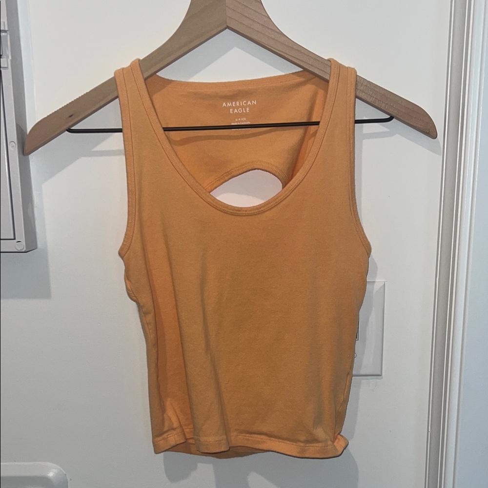 American Eagle Outfitters Women's Mustard Tank Top